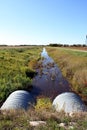 Drainage Ditch Royalty Free Stock Photo