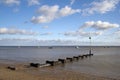 Drainage Pipe on Southend Beach, Essex, England