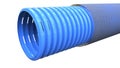 drainage pipe structure scheme, isolated conceptual industrial 3D rendering