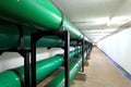 Drainage pipe in underground Royalty Free Stock Photo