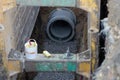 drainage works and big diameter concrete pipe installed as part of new sewer