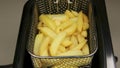 Draining Chips Fryer Front