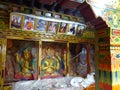 Drak yerpa hermitage cave monastery Tibet Royalty Free Stock Photo