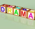 Drama Blocks Show Roleplay Theatre Or Production