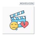 Drama movie color icon