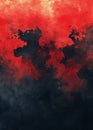 Abstract red and black textured grunge background with dramatic contrast Royalty Free Stock Photo