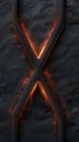 Dramatic abstract background with fiery glowing shapes