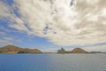 Dramatic Afternoon Clouds over a Remote Island