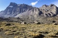 Dramatic andes mountains Royalty Free Stock Photo