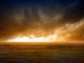 Dramatic apocalyptic background Royalty Free Stock Photo