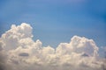 Dramatic atmosphere panorama view of beautiful blue sky. Royalty Free Stock Photo