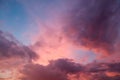 Dramatic atmosphere panorama view of tropical sky. Royalty Free Stock Photo