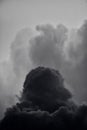 Dramatic black smoke from a fire Royalty Free Stock Photo