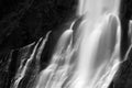 Dramatic blurred view of waterfall