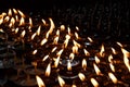 Dramatic candles used in religious ceremonies