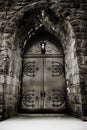 Dramatic Church Door Royalty Free Stock Photo