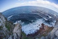 Dramatic, Cliff-Lined Coastline in South Africa Royalty Free Stock Photo