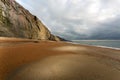 The Jurassic Coastline and cliffs at Whale Chine in the Isle Of wight