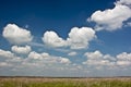 Dramatic Clodscape on a Field Royalty Free Stock Photo