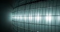 Abstract Futuristic Metal Grid with Backlight Royalty Free Stock Photo