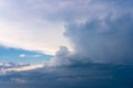 Dramatic cloud sky background Heawy rainy clouds Beautiful cloudscape Royalty Free Stock Photo