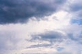 Dramatic cloud sky background Heawy rainy clouds Beautiful cloudscape Royalty Free Stock Photo