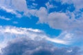 Dramatic cloud sky background Heawy rainy clouds Beautiful cloudscape Royalty Free Stock Photo