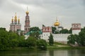 Dramatic Clouds above Novodevichy Convent, Moscow, Russia Royalty Free Stock Photo