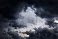 Dramatic Clouds Background Royalty Free Stock Photo