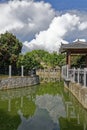 Historic chinese village in guangdong, outdoors day cloudy