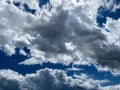 Dramatic Clouds on a Breezy Day Royalty Free Stock Photo