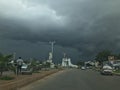 Dramatic clouds over Old Airport Junction in Jos, Nigeria