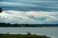 Dramatic Clouds over the Rappahnnock River Royalty Free Stock Photo