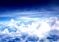 Dramatic Clouds from Plane Royalty Free Stock Photo