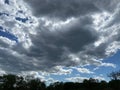 Dramatic Clouds in the Sky Royalty Free Stock Photo