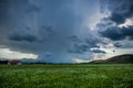 Dramatic clouds at the storm