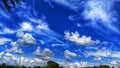 Dramatic Cloudscape With Blue Sky. Royalty Free Stock Photo