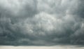 Dramatic Cloudscape - Dark Cloudy Sky forming before Rainstorm