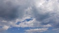 Dramatic cloudscape in high blue sky Royalty Free Stock Photo
