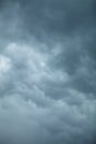Dramatic cloudscape. Stormy clouds on the sky. Royalty Free Stock Photo