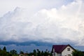 Dramatic cloudscape stormy skies abstract background of clouds Royalty Free Stock Photo