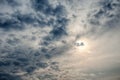 Dramatic cloudy sky Royalty Free Stock Photo