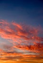 Dramatic Cloudy Sunrise over Waddington