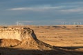 A dramatic Colorado plains landscape can be viewed in the Pawnee Buttes Area.