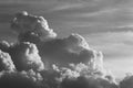 Dramatic cumulonimbus cloud