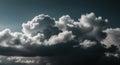 Dramatic Cumulonimbus Cloudscape Awe Inspiring View Royalty Free Stock Photo