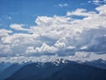 Dramatic cumulus clouds Royalty Free Stock Photo