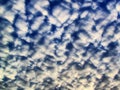 Dramatic cumulus summer clouds Royalty Free Stock Photo