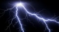 Dark Abstract Wallpaper with Electric Lightning Strikes Royalty Free Stock Photo