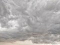 Dramatic dark sky and cloudy View and strong wind Royalty Free Stock Photo